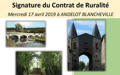 Signature du Contrat de Ruralité