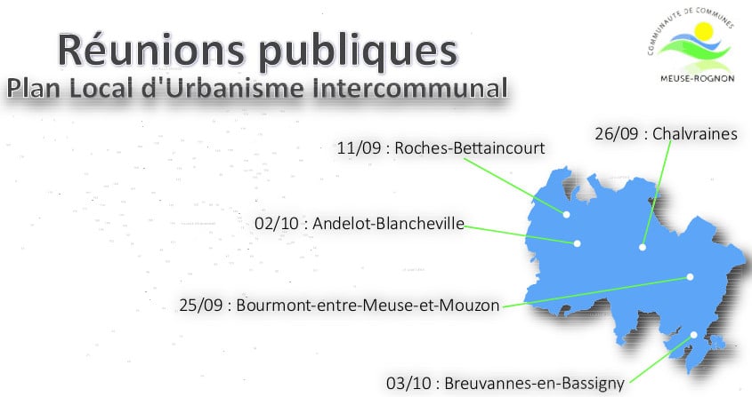 Réunions publiques PLUI